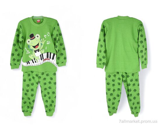 Фотография Пижама детская Весна/осень Піжама green (3 шт. р.сетка 4-7) "OL" недорого оптом от прямого поставщика, изображение 3