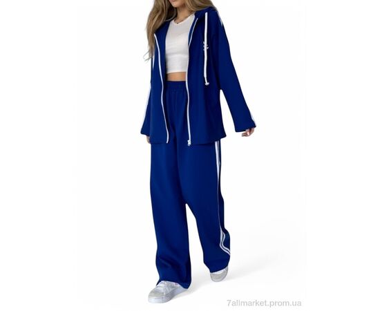 Фотография Спортивный костюм женский Весна/осень 2045 електрик (4 шт. р.сетка S-L) "SL KARAVAN" недорого оптом от прямого поставщика, изображение 2