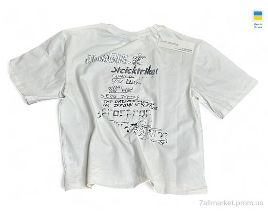 Фотография Футболка детская Лето 027 білий (110р) (1 шт. р.сетка One size) "Mimicoo" недорого оптом от прямого поставщика, изображение 2