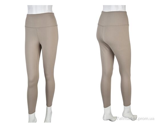 Лосінси жіночі Весна/осінь 4098-QYN2480-4 beige (6 шт. р.сіткаS-3XL) "Мир" недорого оптом від прямого постачальника, зображення 3