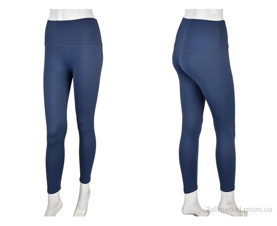 Лосінси жіночі Весна/осінь 4098-QYN2481-1 blue (6 шт. р.сіткаS-3XL) "Мир" недорого оптом від прямого постачальника, зображення 3