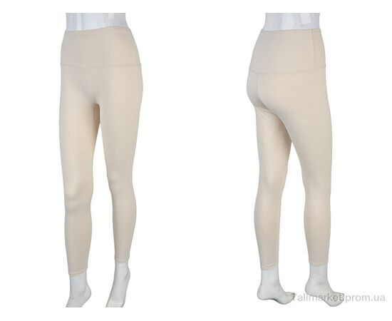 Лосінси жіночі Весна/осінь 4098-QYN2481-3 l.beige (6 шт. р.сіткаS-3XL) "Мир" недорого оптом від прямого постачальника, зображення 3