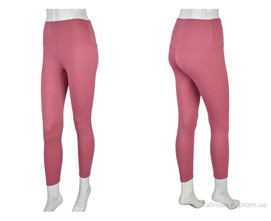 Лосінси жіночі Весна/осінь 4098-QYN2481-4 pink (6 шт. р.сіткаS-3XL) "Мир" недорого оптом від прямого постачальника, зображення 3