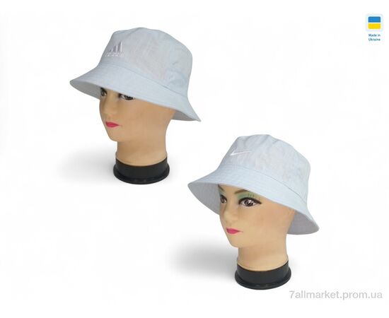 Панама жіноча Літо 0033 блакитний (4 шт. р.сітка56-59) "Mabi" недорого оптом від прямого постачальника, зображення 2