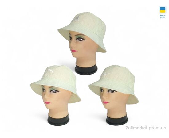 Фотография Панама женская Лето 0034 зелений (4 шт. р.сетка 56-59) "Mabi" недорого оптом от прямого поставщика, изображение 2