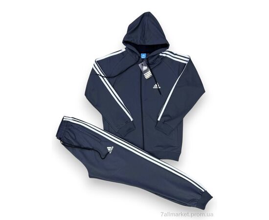 Фотография Спортивный костюм мужской Весна/осень 202 navy (5 шт. р.сетка M-3XL) "Verton" недорого оптом от прямого поставщика, изображение 2