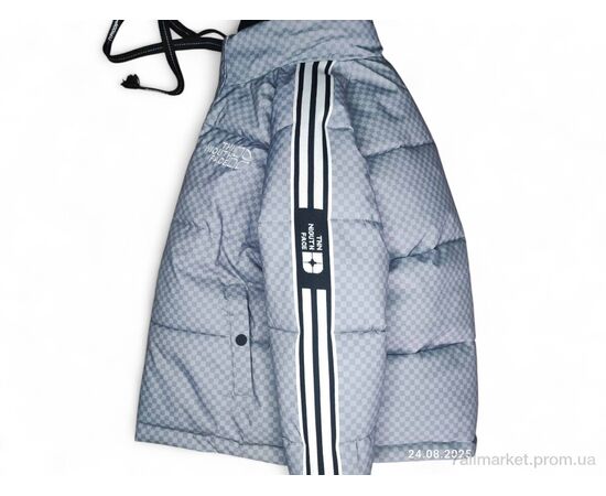 Куртка дитяча Зима 25023 св.сірий (4 шт. р.сітка146-164) "Kids-modnik" недорого оптом від прямого постачальника, зображення 3