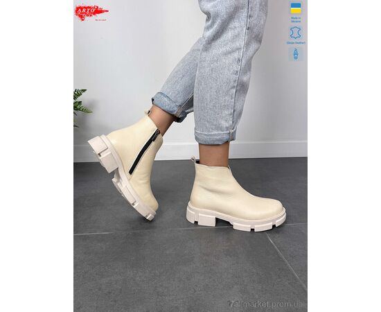 Черевики жіночі стильні Весна/осінь 106 беж.ш. (6 пар р.36-40) "ARTO" недорого оптом від прямого постачальника, зображення 2