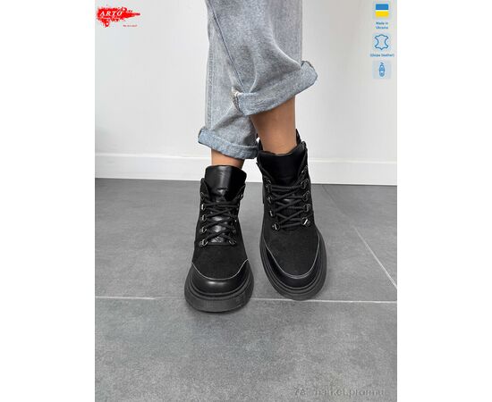 Черевики жіночі стильні Весна/осінь 075 ч.з. (6 пар р.36-40) "ARTO" недорого оптом від прямого постачальника, зображення 2