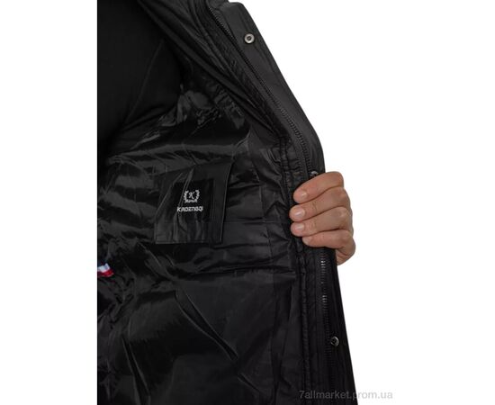 Фотография Куртка мужская Зима 7615 чорний (5 шт. р.сетка L-4XL) "Massmag" недорого оптом от прямого поставщика, изображение 4