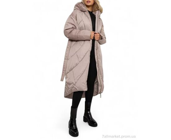Куртка жіноча Зима 5618 пудра (4 шт. р.сіткаS-XL) "Massmag" недорого оптом від прямого постачальника, зображення 2