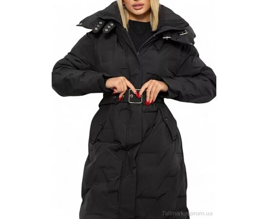 Фотография Куртка женская Зима 5609 чорний (4 шт. р.сетка S-XL) "Massmag" недорого оптом от прямого поставщика, изображение 2