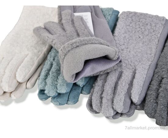 Фотография Перчатки женские Зима 262-01 mix (600 шт. р.сетка 6,5-8,5) "CAP" недорого оптом от прямого поставщика, изображение 2