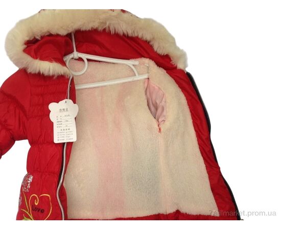 Куртка дитяча Зима K481 червоний (3 шт. р.сітка1-3) "Kids-modnik" недорого оптом від прямого постачальника, зображення 2