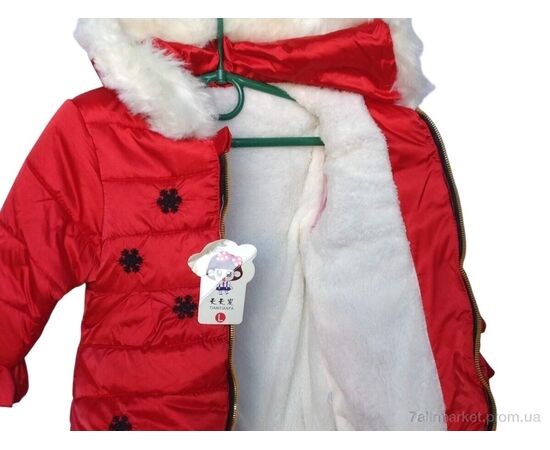 Фотография Куртка детская Зима U1-3 червоний (3 шт. р.сетка 2-4) "Kids-modnik" недорого оптом от прямого поставщика, изображение 2