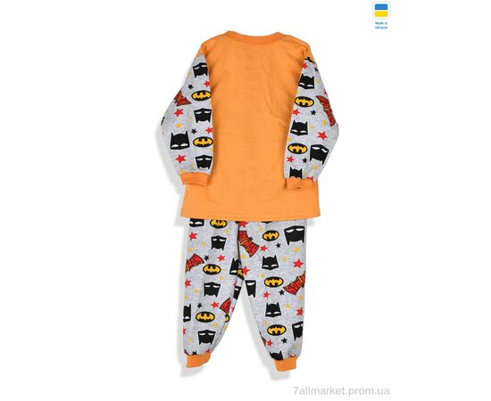 Дитяча піжама Зима 195286 помаранчевий (5 шт. р.сітка98-128) "Kir15" недорого оптом від прямого постачальника, зображення 2