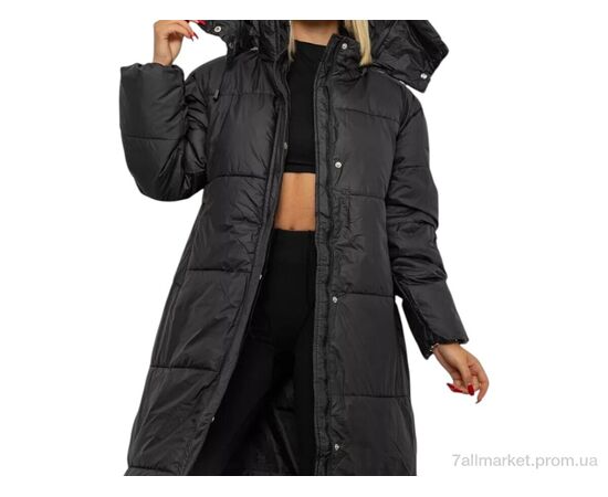 Куртка жіноча Зима 106 чорний (6 шт. р.сіткаS-L) "Massmag" недорого оптом від прямого постачальника, зображення 2