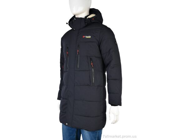 Куртка чоловіча Зима A23 blue (5 шт. р.сітка50-58) "Jackets" недорого оптом від прямого постачальника, зображення 2