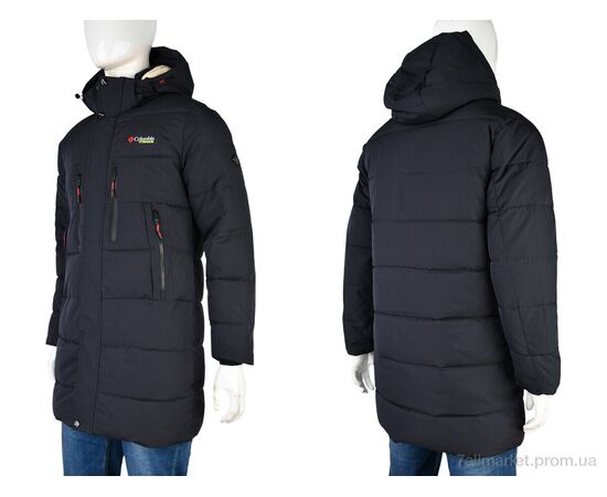 Куртка чоловіча Зима A23 blue (5 шт. р.сітка50-58) "Jackets" недорого оптом від прямого постачальника, зображення 4