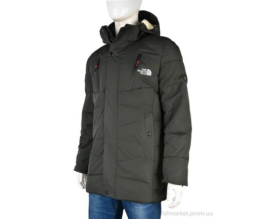 Куртка чоловіча Зима A15 khaki (5 шт. р.сітка48-56) "Jackets" недорого оптом від прямого постачальника, зображення 2