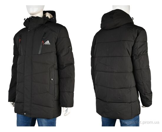 Куртка чоловіча Зима A14 black (5 шт. р.сітка48-56) "Jackets" недорого оптом від прямого постачальника, зображення 4
