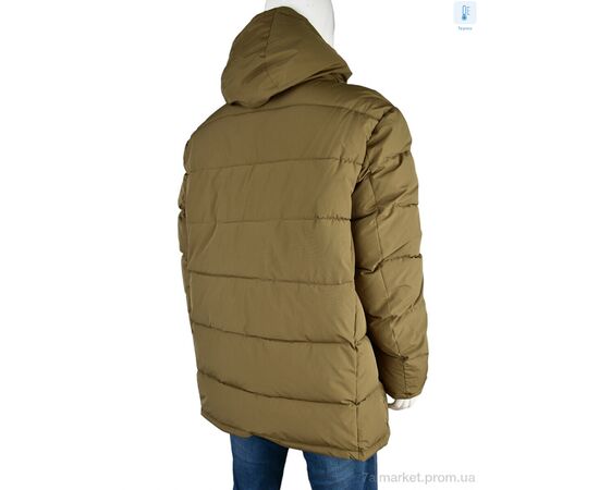 Куртка чоловіча Зима A3 brown (5 шт. р.сітка60-68) "Jackets" недорого оптом від прямого постачальника, зображення 2