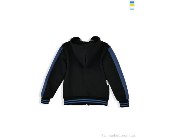 Батник дитячий Зима 15832 black (4 шт. р.сітка116-134) "Kir15" недорого оптом від прямого постачальника, зображення 2