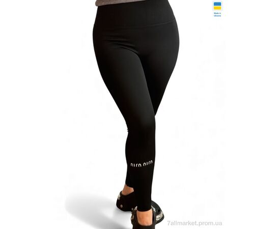 Фотография Лосинсы женские Весна/осень 500-1-1 чорний (4 шт. р.сетка S-XL) "Sport style" недорого оптом от прямого поставщика, изображение 2