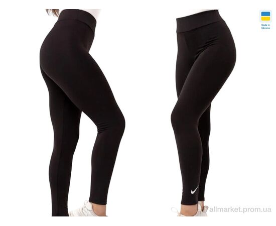 Фотография Лосинсы женские Весна/осень 5000-1 чорний NK (4 шт. р.сетка 2XL-5XL) "Sport style" недорого оптом от прямого поставщика, изображение 2