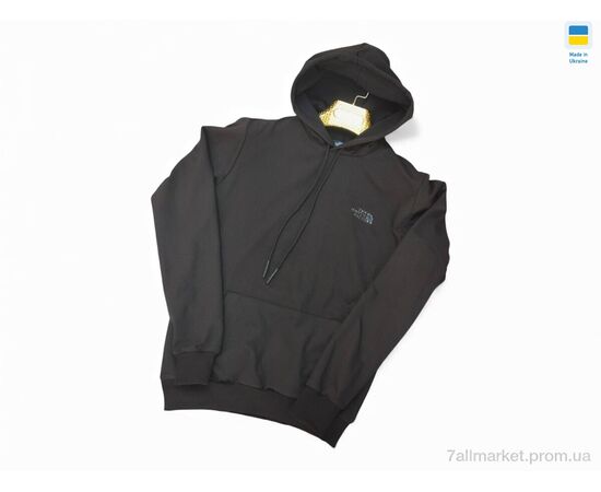 Фотография Батник мужской Весна/осень 501 TF чорний (5 шт. р.сетка M-2XL) "Sport style" недорого оптом от прямого поставщика, изображение 2