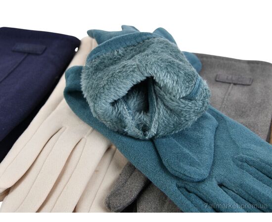 Фотография Перчатки женские Зима 03 mix (12 шт. р.сетка 6,5-8,5) "KUINH" недорого оптом от прямого поставщика, изображение 2