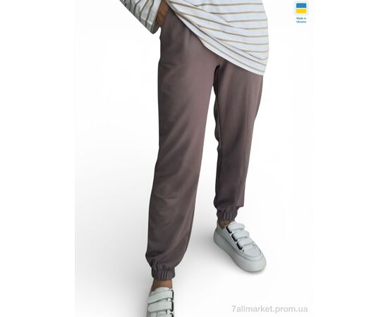 Спортивні штани жіночі Весна/осінь 1055 шоколад (4 шт. р.сіткаS-XL) "Margo" недорого оптом від прямого постачальника, зображення 2