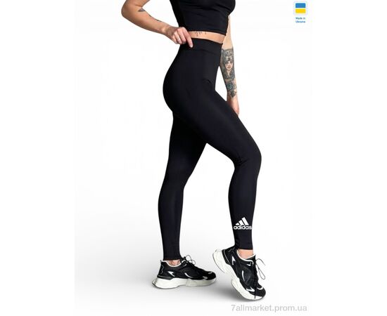 Лосінси жіночі Весна/осінь 50001Ad чорний (4 шт. р.сітка2XL-5XL) "Margo" недорого оптом від прямого постачальника, зображення 2