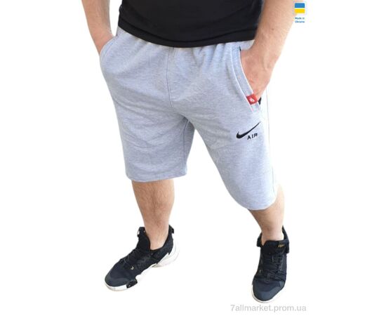 Фотография Шорты мужские Лето 02NK б св.сірий (5 шт. р.сетка 54-62) "Sport style" недорого оптом от прямого поставщика, изображение 2