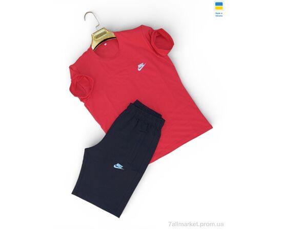 Фотография Костюм мужской Лето 02Ni червоний з чорним (5 шт. р.сетка 46-54) "Sport style" недорого оптом от прямого поставщика, изображение 2