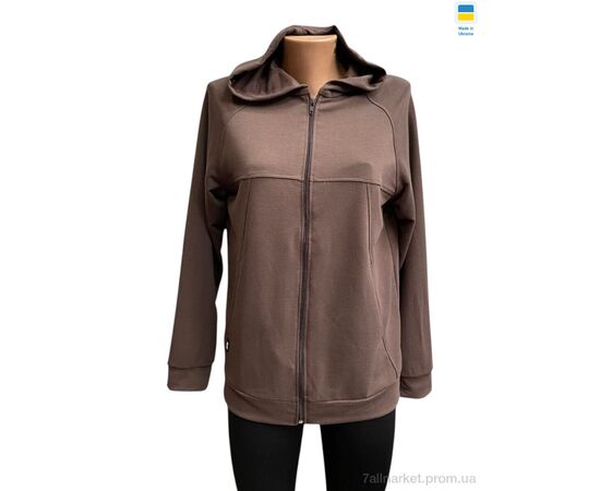 Фотография Батник женский Весна/осень 111 шоколад (4 шт. р.сетка S-XL) "Margo" недорого оптом от прямого поставщика, изображение 2