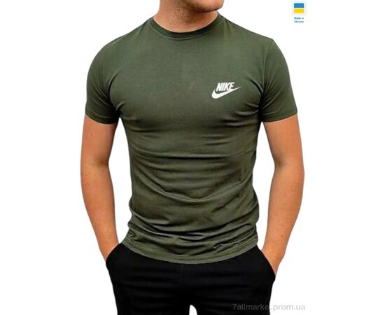 Фотография Футболка мужская Лето 082NI хакі (4 шт. р.сетка M-2XL) "Sport style" недорого оптом от прямого поставщика, изображение 2