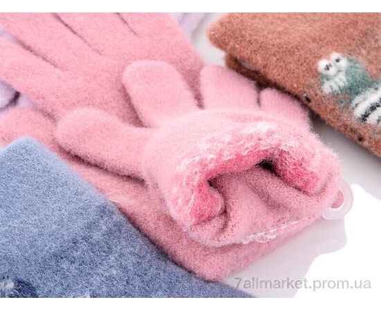 Рукавички для дітей Зима A632L mix-old (12 шт. р.сітка8-12) "KUINH" недорого оптом від прямого постачальника, зображення 2