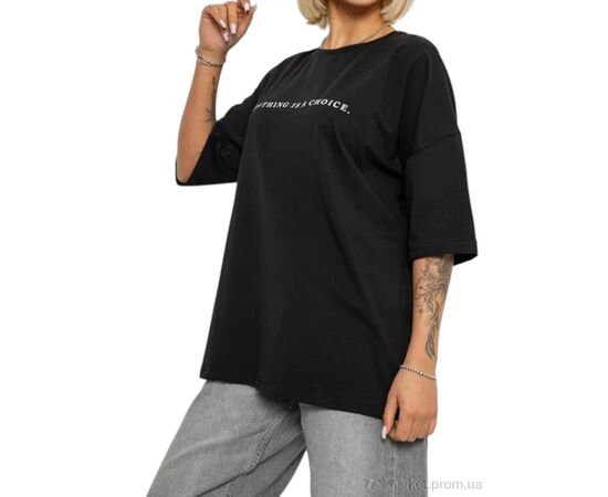 Фотография Футболка женская Лето 2020 чорний (4 шт. р.сетка L-XL) "Massmag" недорого оптом от прямого поставщика, изображение 2