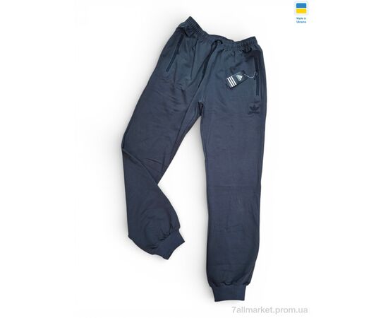 Фотография Спортивные брюки мужские Весна/осень 12AD графіт (5 шт. р.сетка 56-64) "Sport style" недорого оптом от прямого поставщика, изображение 2