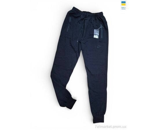 Фотография Спортивные брюки мужские Весна/осень 2NK чорний (6 шт. р.сетка 48-58) "Sport style" недорого оптом от прямого поставщика, изображение 2