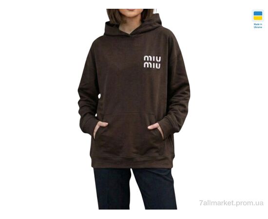 Батник жіночий Весна/осінь 115MU шоколад (4 шт. р.сіткаS-XL) "Sport style" недорого оптом від прямого постачальника, зображення 2