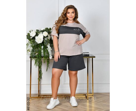 Фотография Спортивний костюм жіночий двонитка батал 54,56,58,60 (7цв) "NOWEMBER" недорого от прямого поставщика, изображение 2