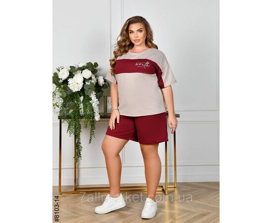 Фотография Спортивний костюм жіночий двонитка батал 54,56,58,60 (7цв) "NOWEMBER" недорого от прямого поставщика, изображение 4