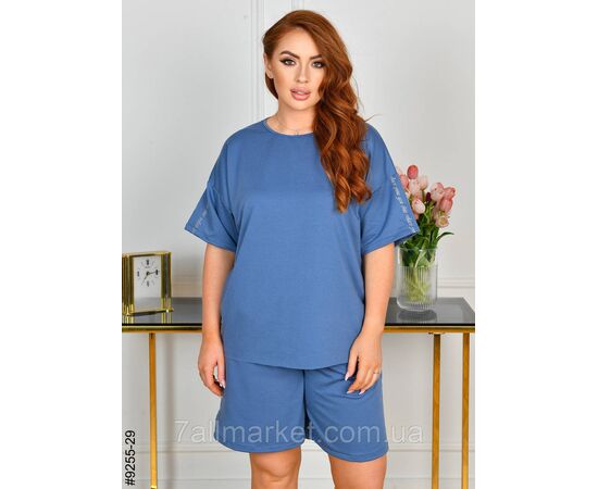 Фотография Спортивний костюм жіночий двонитка напівбатал 48,50,52,54 (9цв) "NOWEMBER" недорого от прямого поставщика, изображение 2