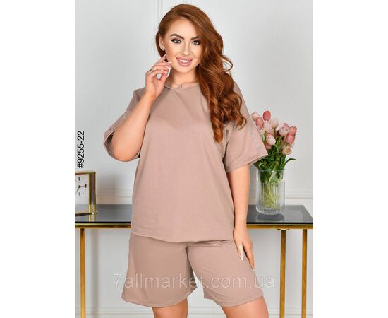 Фотография Спортивний костюм жіночий двонитка напівбатал 48,50,52,54 (9цв) "NOWEMBER" недорого от прямого поставщика, изображение 9