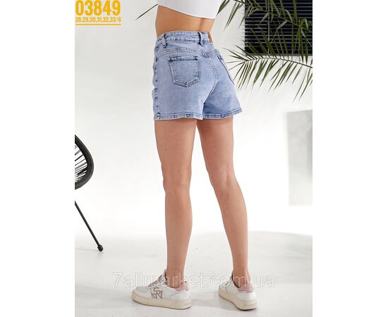 Фотография Стрейчевые джинсовые шорты размерный ряд 28,29,30,31,32,33 "PARTNERS" недорого от прямого поставщика, изображение 2