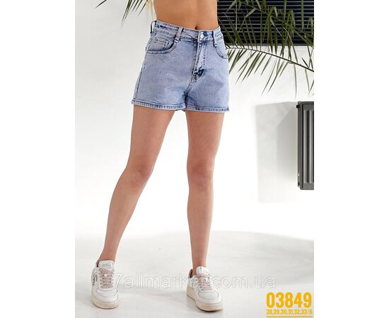 Фотография Стрейчевые джинсовые шорты размерный ряд 28,29,30,31,32,33 "PARTNERS" недорого от прямого поставщика, изображение 4