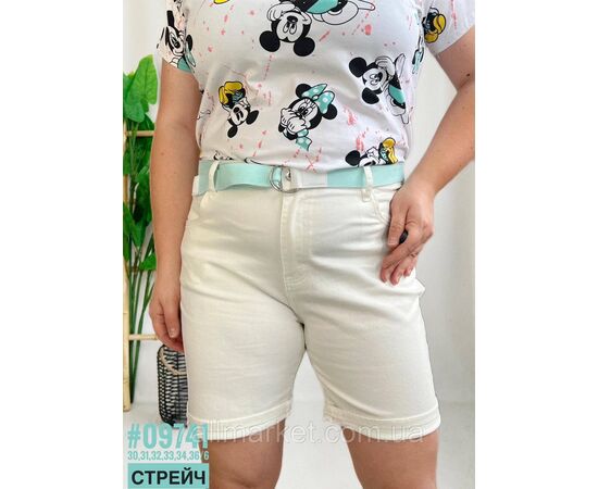 Фотография Шорты удлиненные с поясом размерный ряд 30,31,32,33,34,36 "PARTNERS" недорого от прямого поставщика, изображение 2