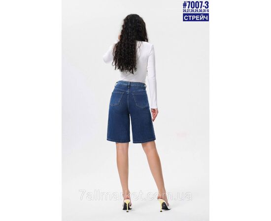 Фотография Женские удлиненные шорты со стразами размерный ряд 26,27,28,29,30,31 "PARTNERS" недорого от прямого поставщика, изображение 2